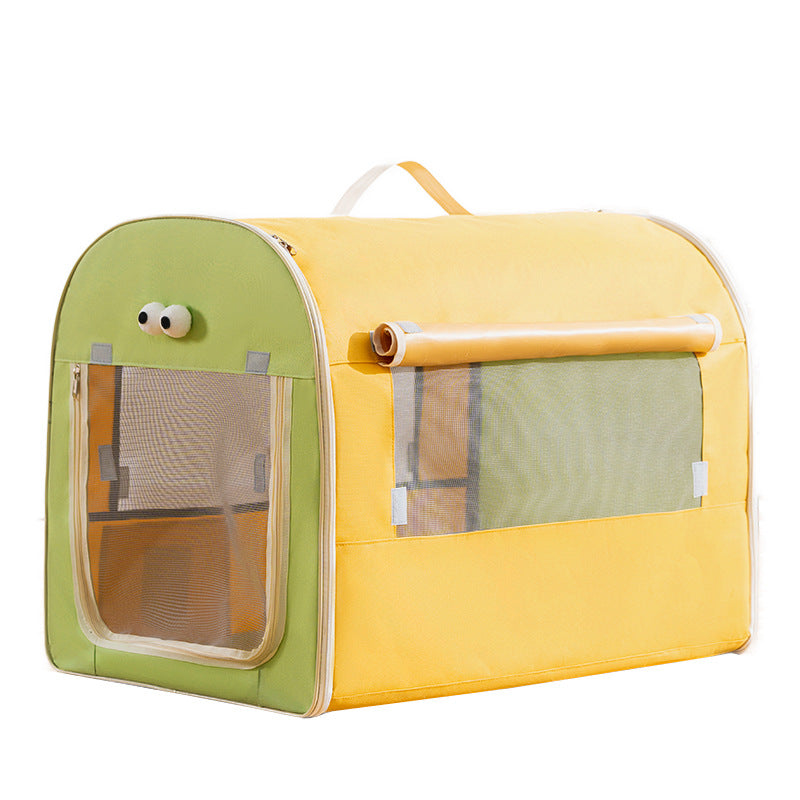 Pet Car Carrier & Bed – Color Block, Large Dog Friendly
