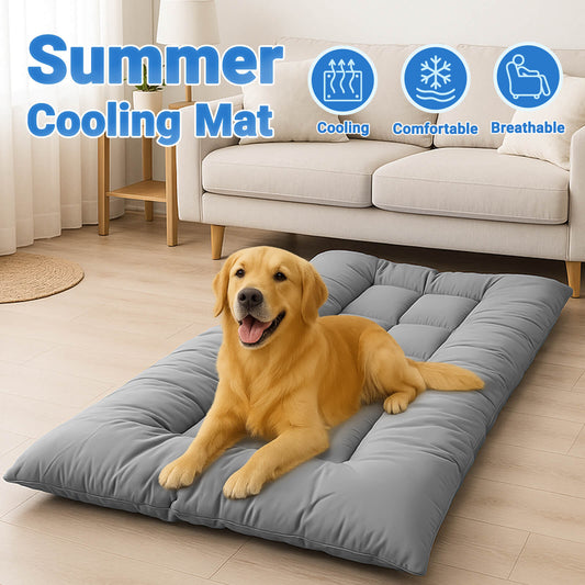 Cooling Dog Sofa Mat – Breathable, Washable Floor Cushion for Large Dog