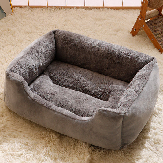 Thickened Warm Pet Bed – Soft Kennel for Cats & Small to Large Dogs