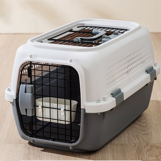 Pet Travel Carrier with Breathable Capsule Design – Airline Approved Cat & Dog Crate