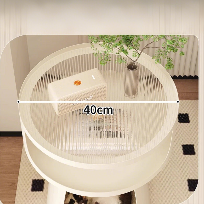 Small pet cat litter, sofa side, living room, household cream wind coffee table, kennel, bedroom, shared cat cabinet