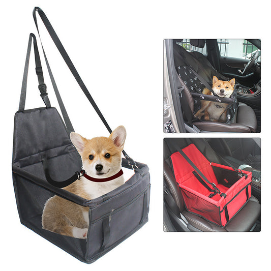 Car Dog Seat Cover for Large Dogs – Back Seat Protector, Black