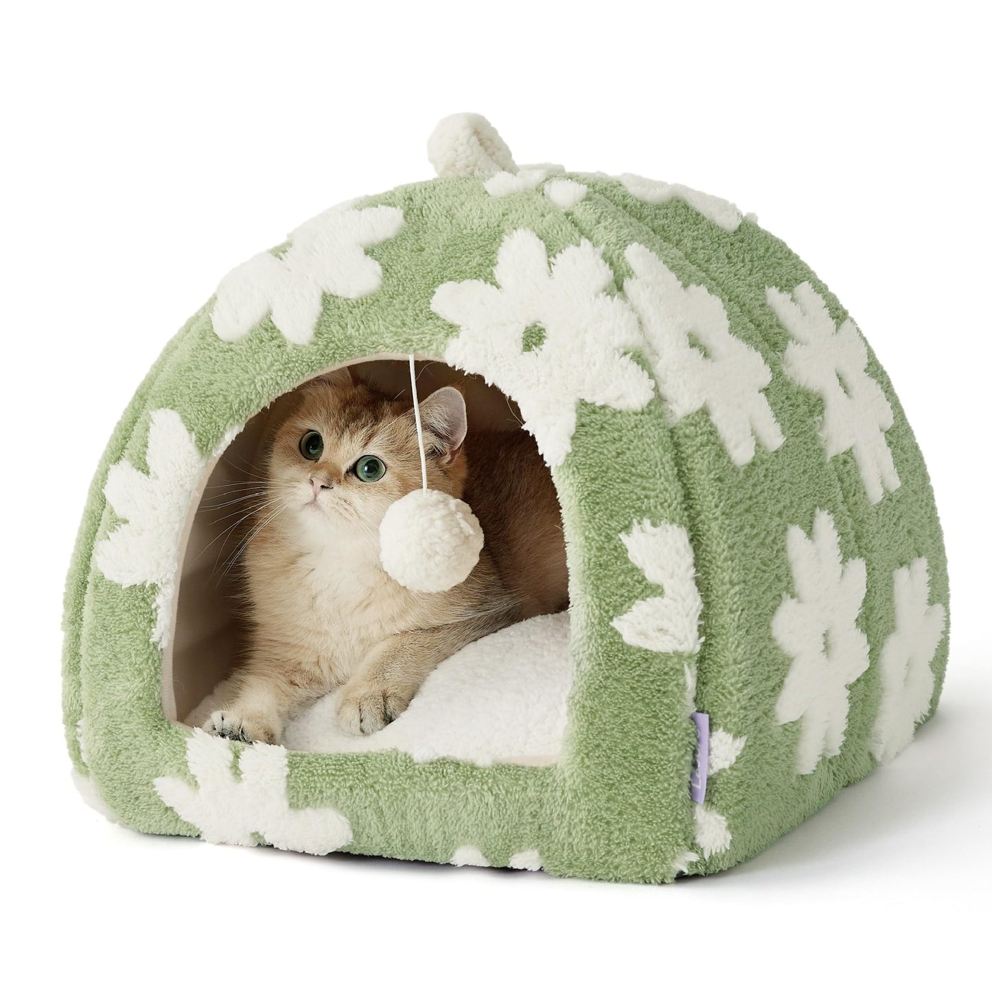 Cute Pet Tent Bed – All-Season Warm Mongolian Yurt for Cats & Small Dog