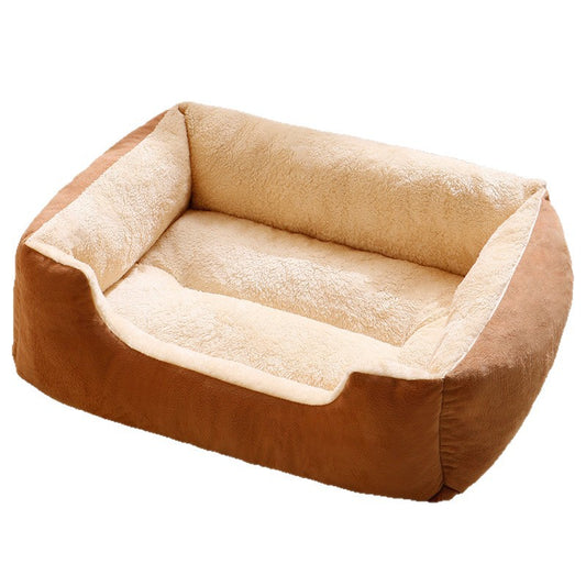Thickened Warm Pet Bed – Soft Kennel for Cats & Small to Large Dogs