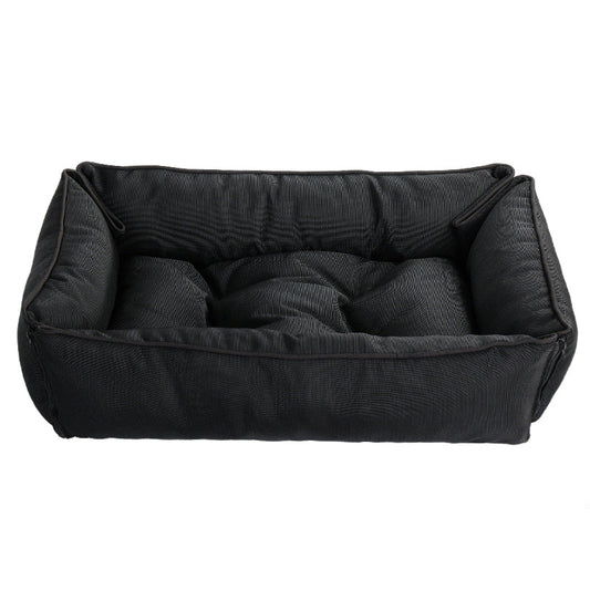 2-in-1 Waterproof Oxford Pet Bed – Foldable Cushion Nest for Cats & Dogs