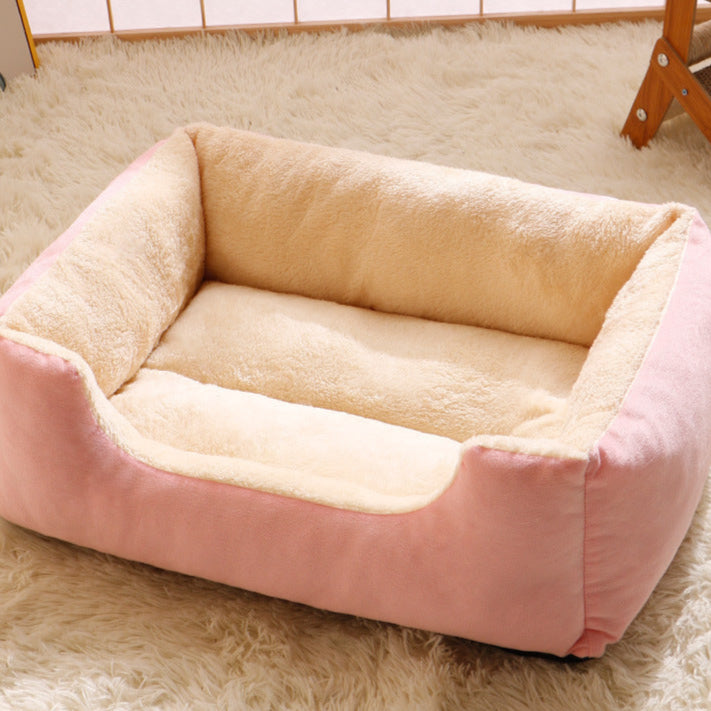 Thickened Warm Pet Bed – Soft Kennel for Cats & Small to Large Dogs